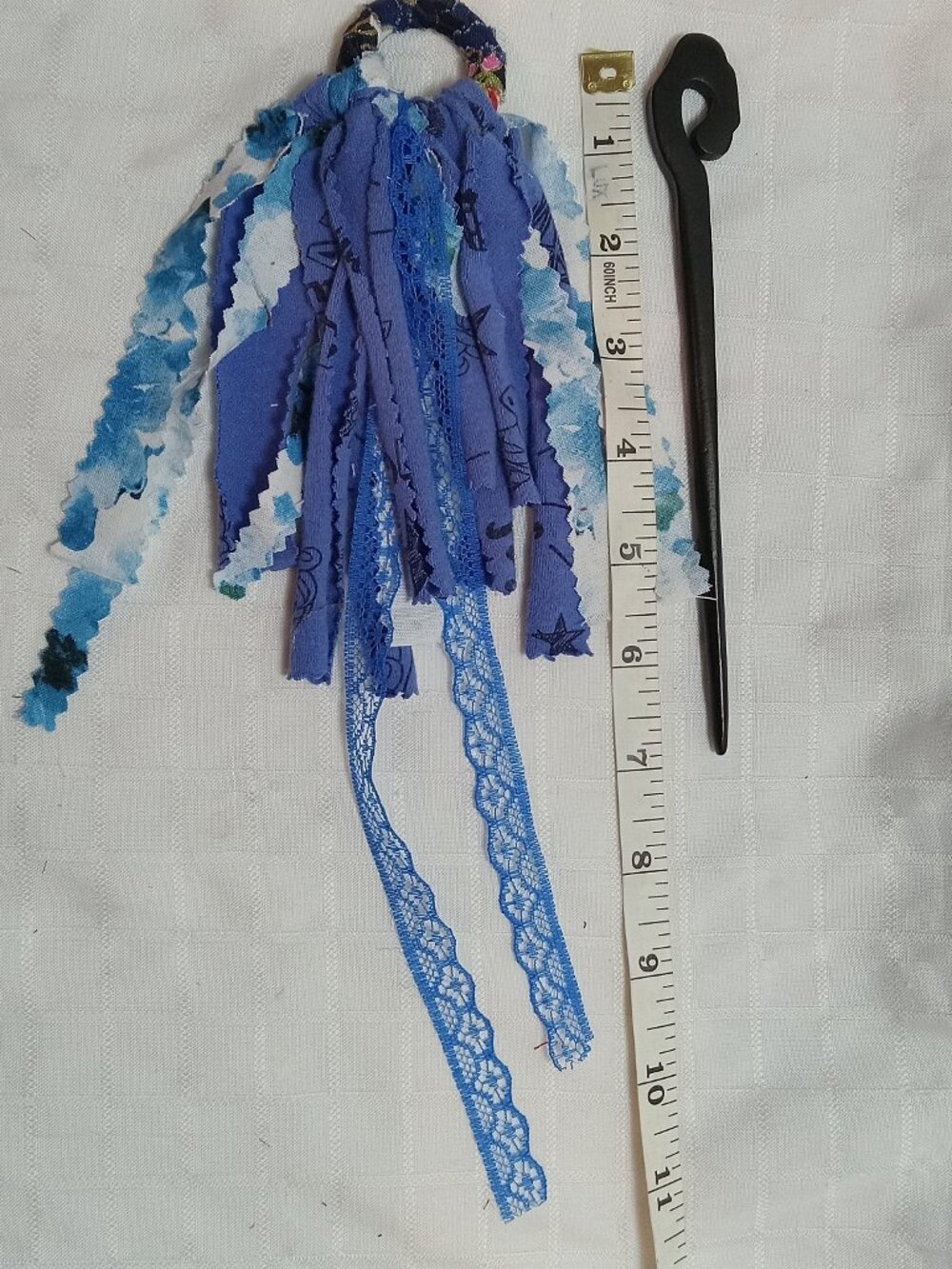 Round dreads or hair wrap/boho bun extension/Hair clip/Hair atebas & pic - Picture 2 of 6